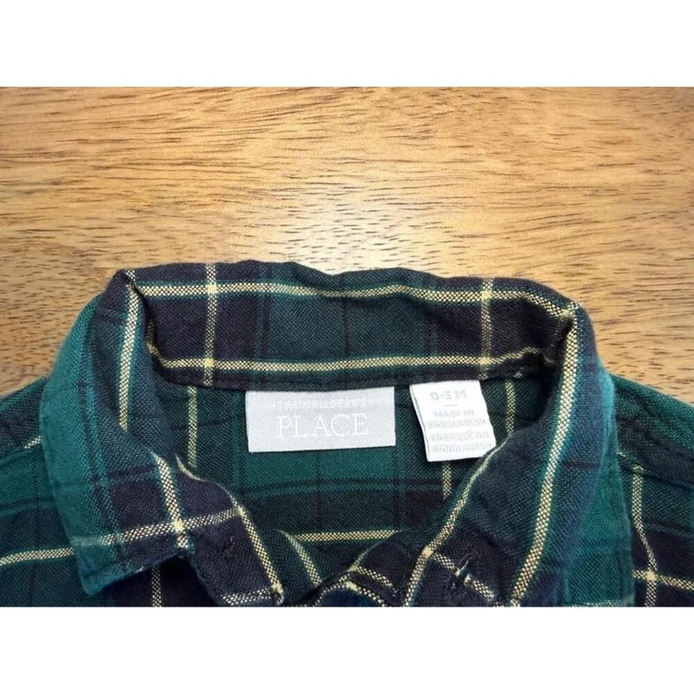 The Children's Place 2-Piece Baby Boy Plaid Outfit Set